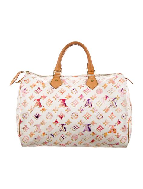 louis vuitton speedy watercolor|louis vuitton aquarelle speedy 35 review.